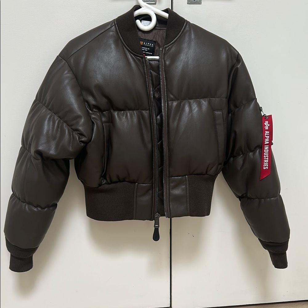 Alpha Industries Brown Bomber Jacket